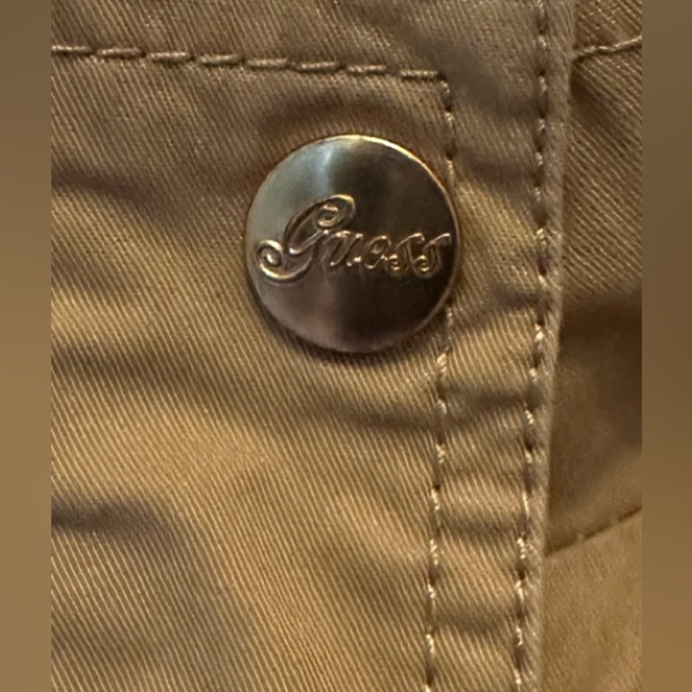 Vintage Guess Beige Utility Style Jacket - Picture 6 of 15